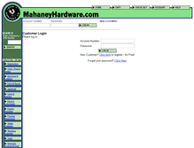 Tablet Screenshot of mahaneyhardware.com